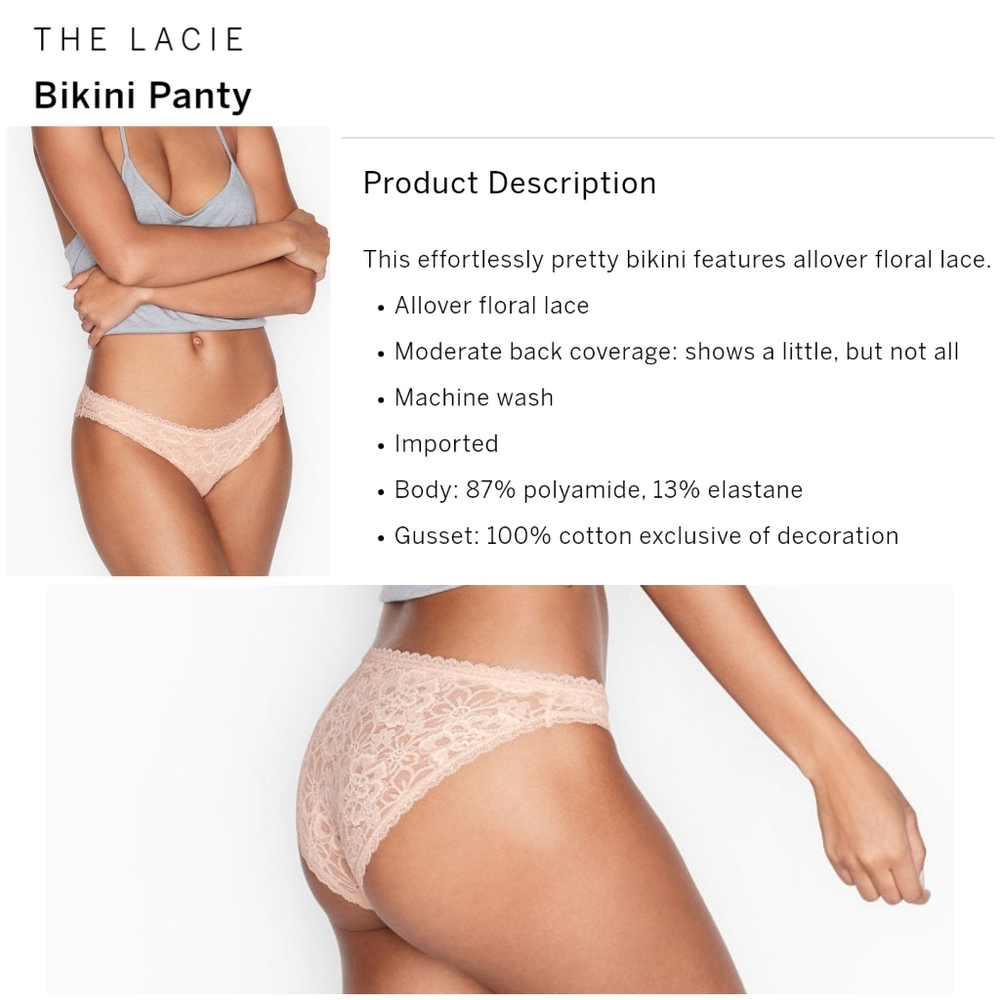 Victoria's secret the lacie sexy bikini panty XLARGE